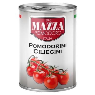 Cherry tomatoes in their own juice, MAZZA IT, 400 g